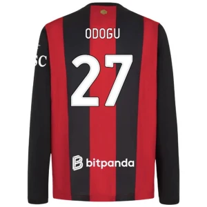 Maglia Calcio AC Milan Odogu #27 2026-27 Prima Uomo Manica Lunga