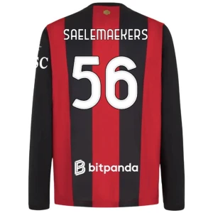 Maglia Calcio AC Milan Saelemaekers #56 2026-27 Prima Uomo Manica Lunga