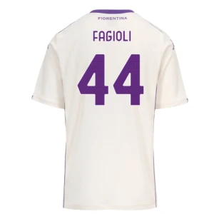 Maglia Calcio ACF Fiorentina 2025-26 Fagioli #44 Trasferta Uomo