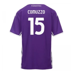 Maglia Calcio ACF Fiorentina Comuzzo #15 2025-26 Prima Uomo