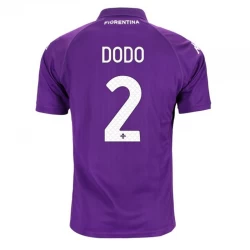 Maglia Calcio ACF Fiorentina Dodo #2 2024-25 Prima Uomo