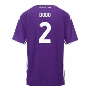 Maglia Calcio ACF Fiorentina Dodo #2 2025-26 Prima Uomo