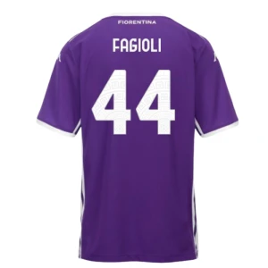 Maglia Calcio ACF Fiorentina Fagioli #44 2025-26 Prima Uomo