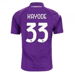 Maglia Calcio ACF Fiorentina Kayode #33 2024-25 Prima Uomo