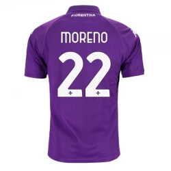 Maglia Calcio ACF Fiorentina Moreno #22 2024-25 Prima Uomo