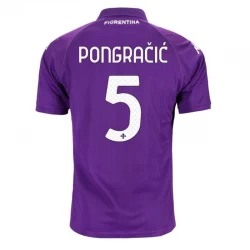 Maglia Calcio ACF Fiorentina Pongracic #5 2024-25 Prima Uomo