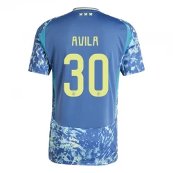 Maglia Calcio AFC Ajax Amsterdam 2024-25 Avila #30 Trasferta Uomo