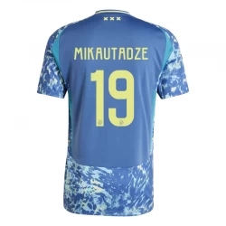 Maglia Calcio AFC Ajax Amsterdam 2024-25 Georges Mikautadze #19 Trasferta Uomo