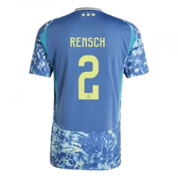 Maglia Calcio AFC Ajax Amsterdam 2024-25 Rensch #2 Trasferta Uomo