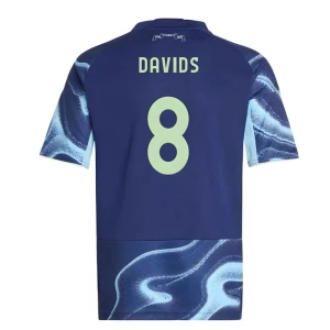 Maglia Calcio AFC Ajax Amsterdam 2025-26 Davids #8 Trasferta Uomo