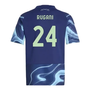 Maglia Calcio AFC Ajax Amsterdam 2025-26 Rugani #24 Trasferta Uomo