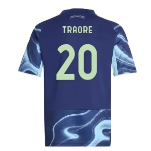 Maglia Calcio AFC Ajax Amsterdam 2025-26 Traore #20 Trasferta Uomo