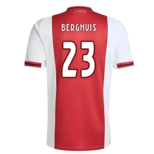 Maglia Calcio AFC Ajax Amsterdam Berghuis #23 2025-26 Prima Uomo