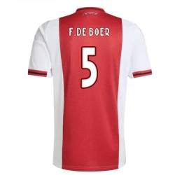 Maglia Calcio AFC Ajax Amsterdam F. De Boer #5 2025-26 Prima Uomo