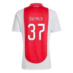 Maglia Calcio AFC Ajax Amsterdam Sutalo #37 2024-25 Prima Uomo