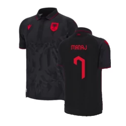 Maglia Calcio Albania Manaj #7 Europei 2024 Terza Uomo