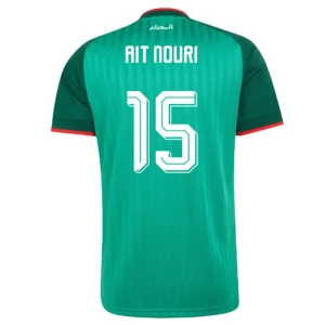 Maglia Calcio Algeria Ait Nouri #15 Mondiali 2026 Trasferta Uomo