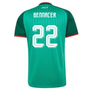 Maglia Calcio Algeria Bennacer #22 Mondiali 2026 Trasferta Uomo