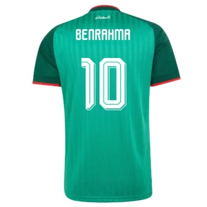 Maglia Calcio Algeria Benrahma #10 Mondiali 2026 Trasferta Uomo