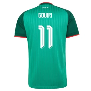 Maglia Calcio Algeria Gouiri #11 Mondiali 2026 Trasferta Uomo