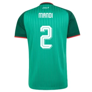 Maglia Calcio Algeria Mandi #2 Mondiali 2026 Trasferta Uomo