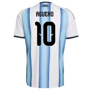 Maglia Calcio Argentina Aguero #10 Mondiali 2026 Prima Uomo