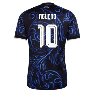 Maglia Calcio Argentina Aguero #10 Mondiali 2026 Trasferta Uomo