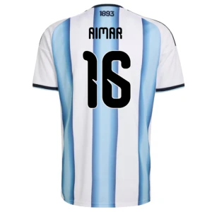 Maglia Calcio Argentina Aimar #16 Mondiali 2026 Prima Uomo
