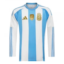 Maglia Calcio Argentina Copa America 2024 Prima Uomo Manica Lunga