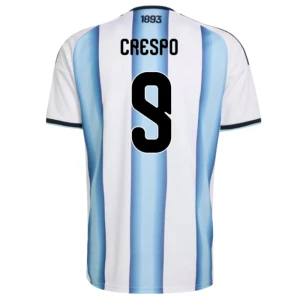 Maglia Calcio Argentina Crespo #9 Mondiali 2026 Prima Uomo