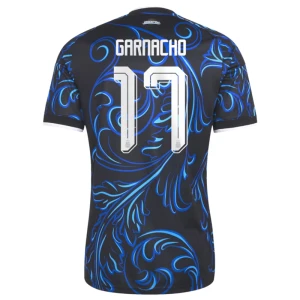 Maglia Calcio Argentina Garnacho #17 Mondiali 2026 Trasferta Uomo