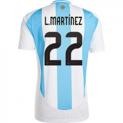 Maglia Calcio Argentina L. Martinez #22 Copa America 2024 Prima Uomo