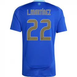 Maglia Calcio Argentina L. Martinez #22 Copa America 2024 Trasferta Uomo