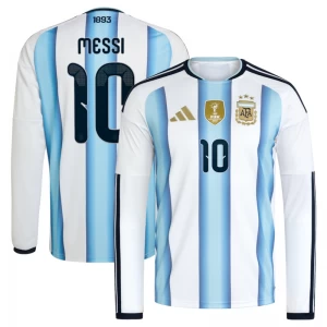 Maglia Calcio Argentina Lionel Messi #10 2026 Prima Uomo Manica Lunga