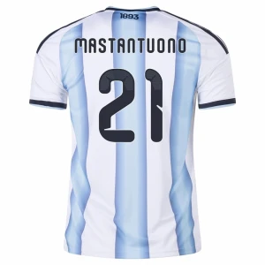 Maglia Calcio Argentina Mastantuono #21 Mondiali 2026 Prima Uomo