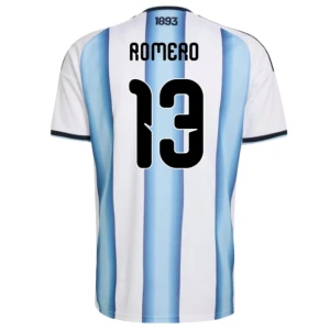 Maglia Calcio Argentina Romero #13 Mondiali 2026 Prima Uomo
