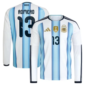 Maglia Calcio Argentina Romero #13 Mondiali 2026 Prima Uomo Manica Lunga