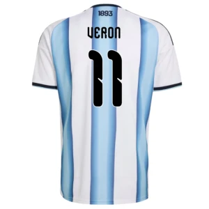 Maglia Calcio Argentina Veron #11 Mondiali 2026 Prima Uomo