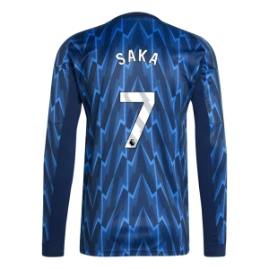 Maglia Calcio Arsenal FC 2025-26 Bukayo Saka #7 Trasferta Uomo Manica Lunga