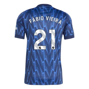 Maglia Calcio Arsenal FC 2025-26 Fabio Vieira #21 Trasferta Uomo
