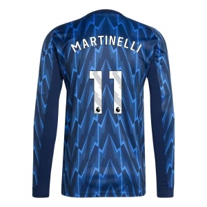 Maglia Calcio Arsenal FC 2025-26 Gabriel Martinelli #11 Trasferta Uomo Manica Lunga