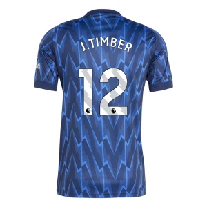 Maglia Calcio Arsenal FC 2025-26 J. Timber #12 Trasferta Uomo