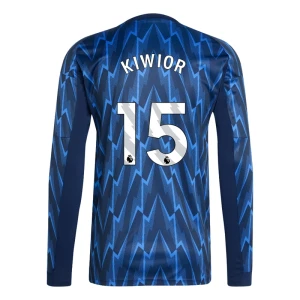 Maglia Calcio Arsenal FC 2025-26 Kiwior #15 Trasferta Uomo Manica Lunga