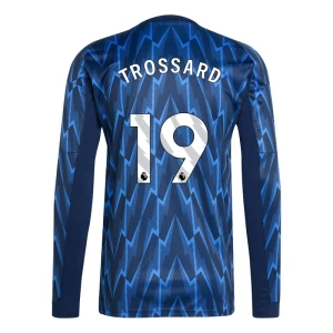 Maglia Calcio Arsenal FC 2025-26 Trossard #19 Trasferta Uomo Manica Lunga