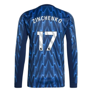 Maglia Calcio Arsenal FC 2025-26 Zinchenko #17 Trasferta Uomo Manica Lunga