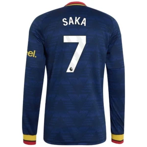 Maglia Calcio Arsenal FC 2026-27 Bukayo Saka #7 Trasferta Uomo Manica Lunga