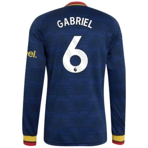 Maglia Calcio Arsenal FC 2026-27 Gabriel Magalhães #6 Trasferta Uomo Manica Lunga