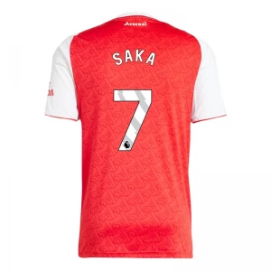 Maglia Calcio Arsenal FC Bukayo Saka #7 2025-26 Prima Uomo