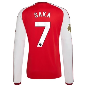 Maglia Calcio Arsenal FC Bukayo Saka #7 2026-27 Prima Uomo Manica Lunga
