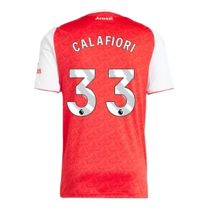 Maglia Calcio Arsenal FC Calafiori #33 2025-26 Prima Uomo
